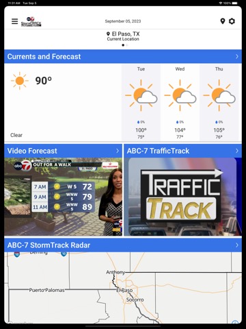 ABC-7 KVIA Weather & Trafficのおすすめ画像1