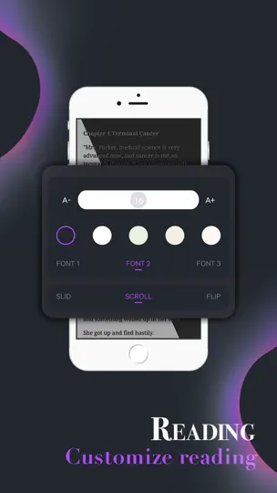 Captura de pantalla de Bounovel en iPhone 5