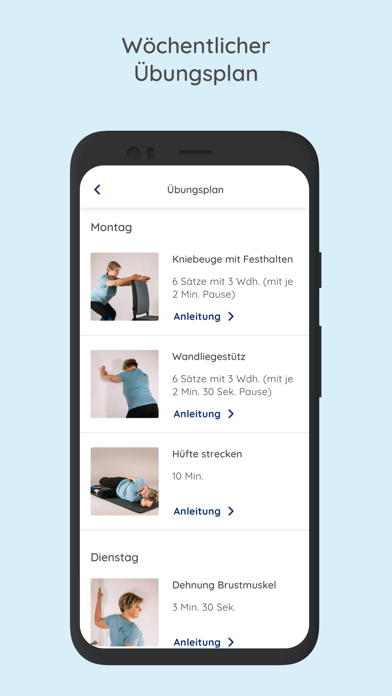 ACHT Adipositas-App Screenshot