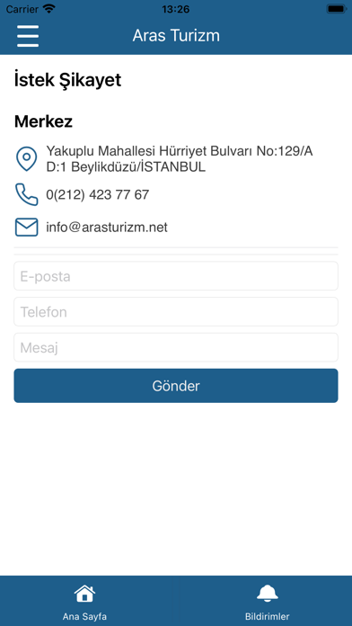 Aras Turizm Screenshot