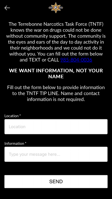 Terrebonne Parish Sheriff Screenshot