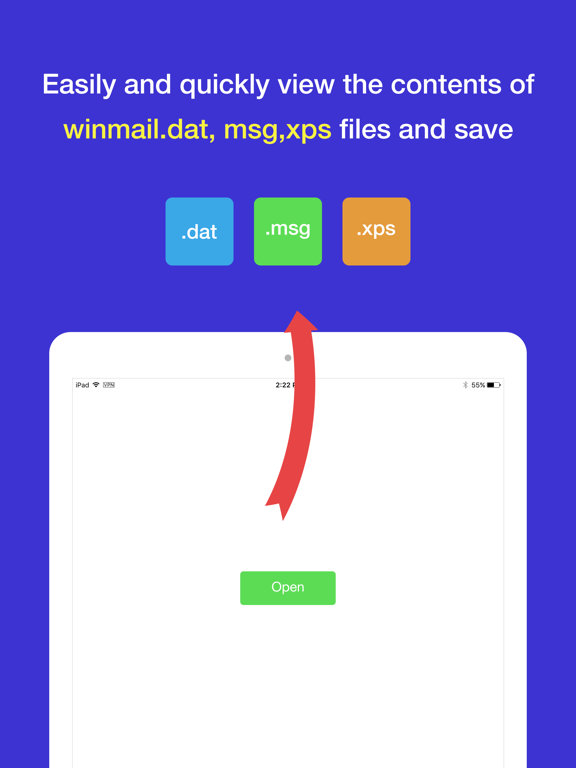 Screenshot #4 pour Winmail Viewer:for DAT,XPS,MSG