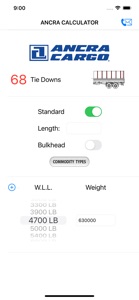 Ancra Tie Down Calculator screenshot #2 for iPhone