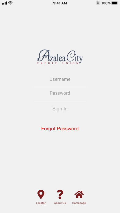 Azalea City Credit Union Screenshot