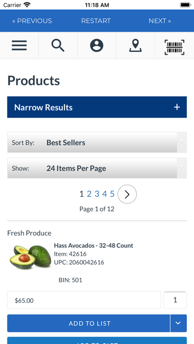 Restaurant Depot Mobile Screenshot