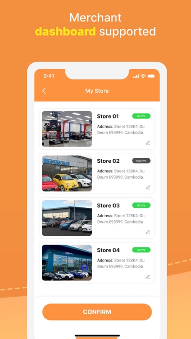 Liberty Carz Merchant App Screenshot