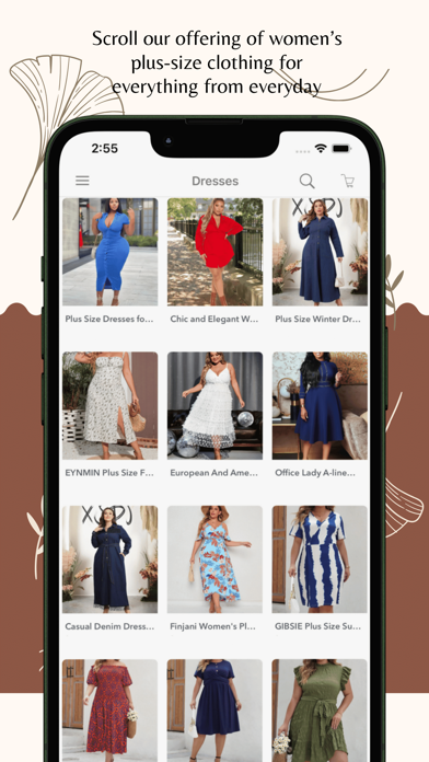 Plus size women clothing shop Screenshot