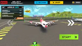 airplane simulator- plane game iphone screenshot 1