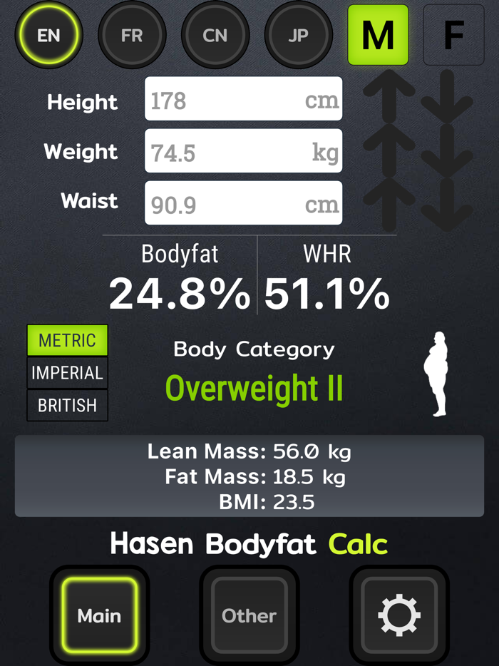 Bodyfat Calculator 3