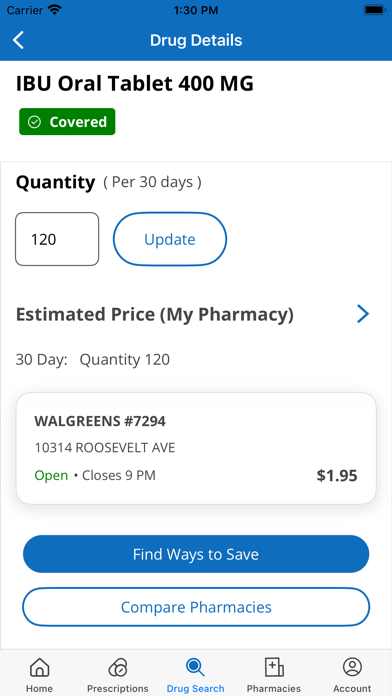 MyBlueRxMT Screenshot