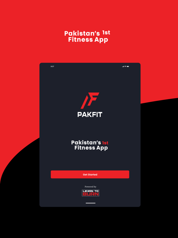 PAKFIT iPad screenshot