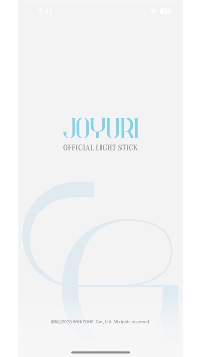 JOYURI OFFICIAL LIGHT STICK Screenshot