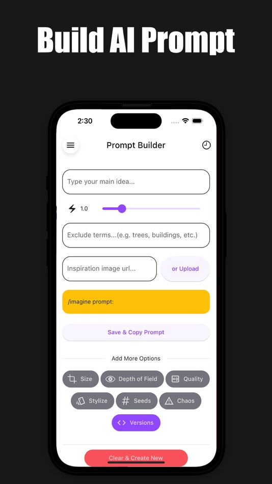 #1. Midjo: AI Art Prompt Editor (iOS) 来自: Thinh Truong