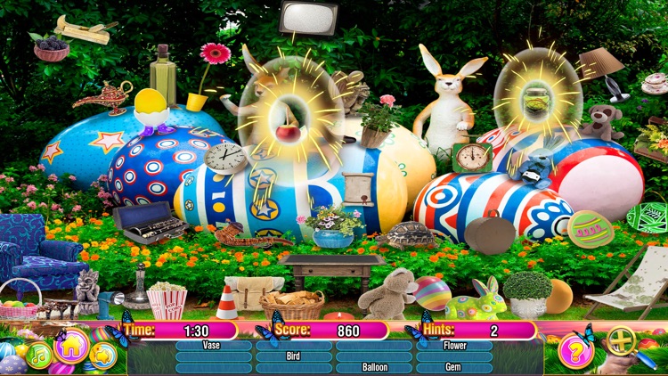 Hidden Objects Easter Spring