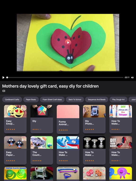 DIY School Crafts-Art Projects iPad screenshot 4 - Education app