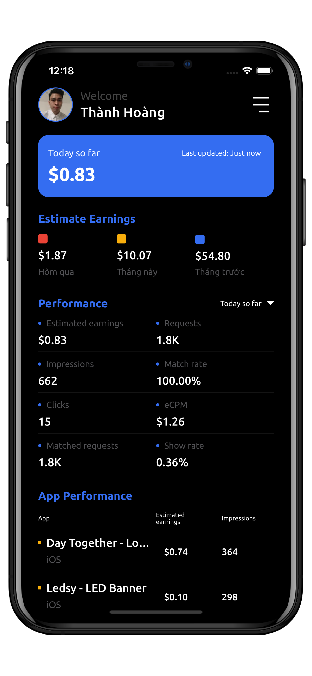 Earnings Tracker