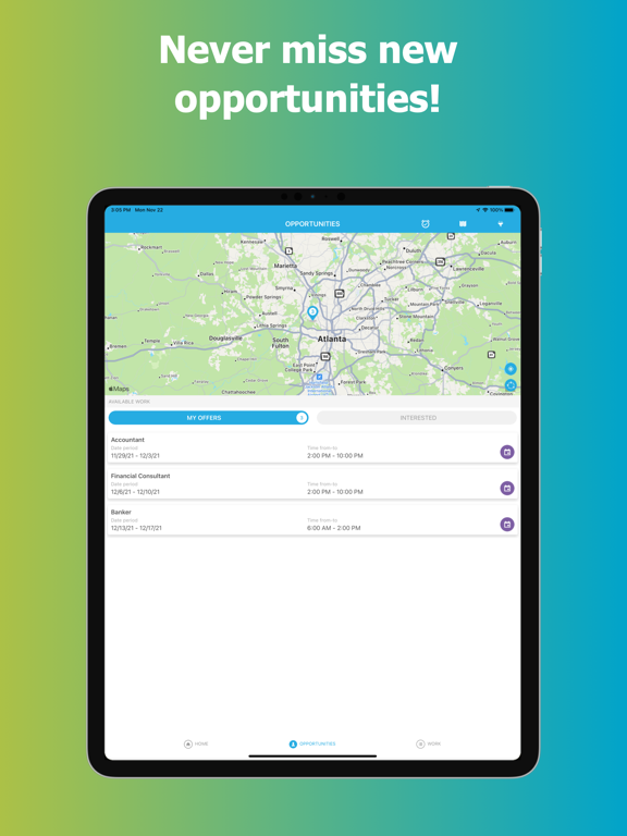 QTI Jobs iPad screenshot 3 - Business app