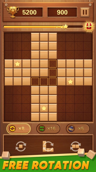 Block Puzzle Wood Blast Screenshot