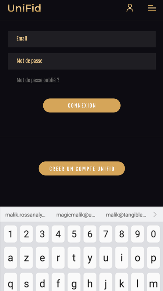 #2. UnityFid (iOS) By: Malik Rossanaly