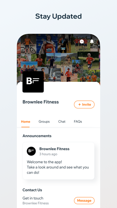 Brownlee Fitness Screenshot