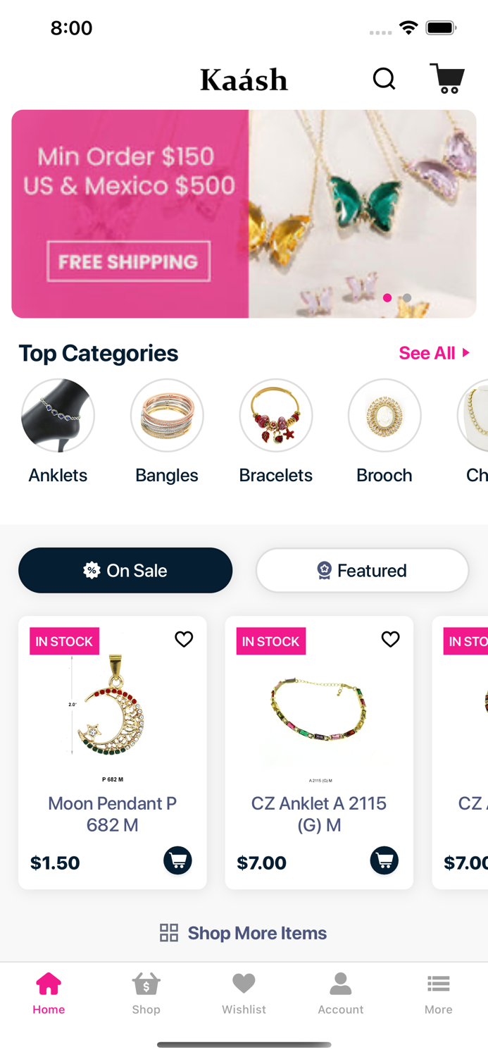 Kaash-Wholesale Jewelry Stored