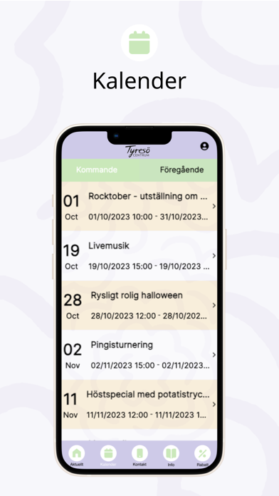 Tyresö intern-app Screenshot