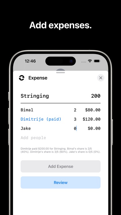 Expense: Groups, Trips, Events