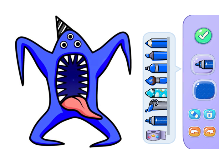 Banban Jigsaw  Coloring Book