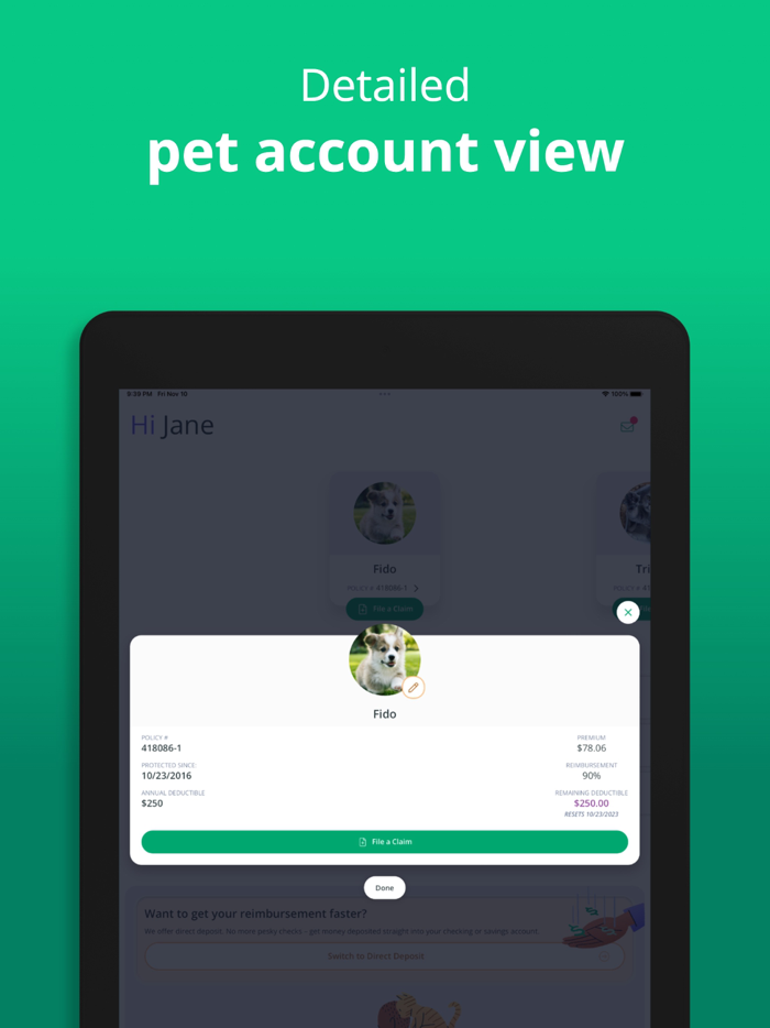 Healthy Paws Pet Insurance App