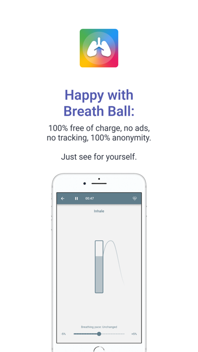 Breath Ball Breathing Exercise Screenshot 1 - AppWisp.com Breath Ball Breathing Exercise Screenshot 1 - AppWisp.com