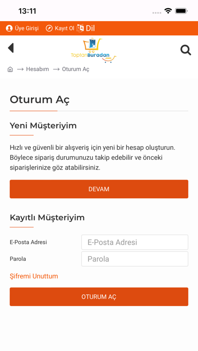 Toptan Buradan Screenshot