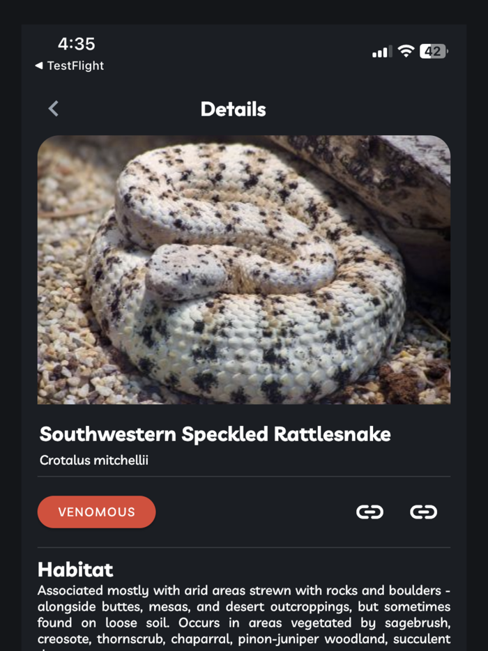 Socal-Snake Identifier