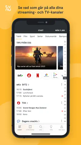 Game screenshot tv.nu: Streaming, TV & tablå mod apk