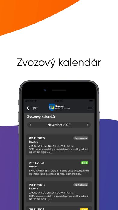 Obec Novosad Screenshot