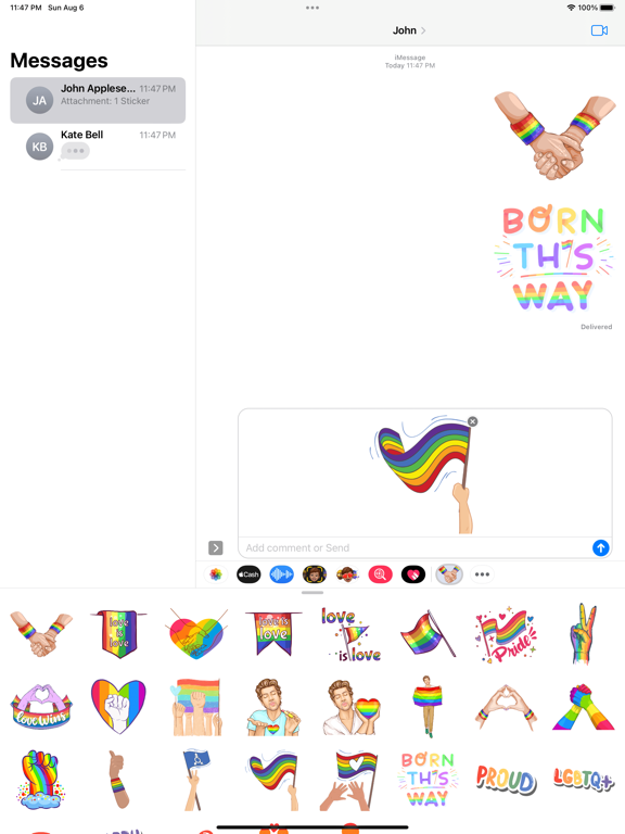 Screenshot #6 pour Gay LGBT Stickers