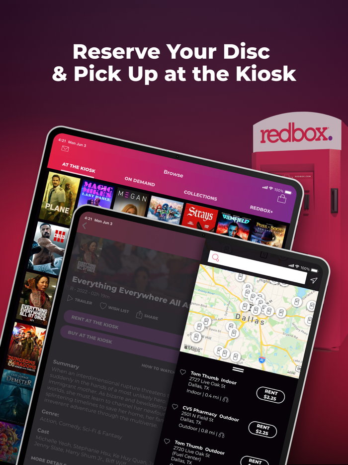 REDBOX Rent Stream and Buy