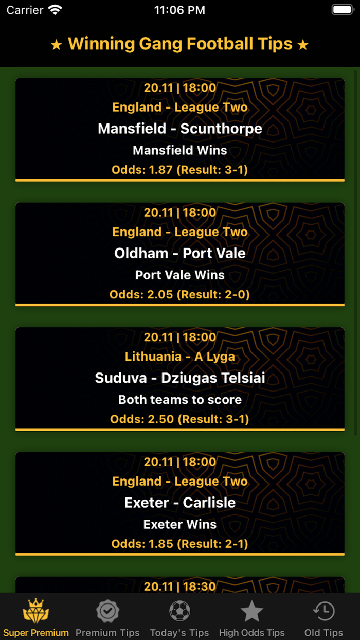 Betting Tips  Winning Gang