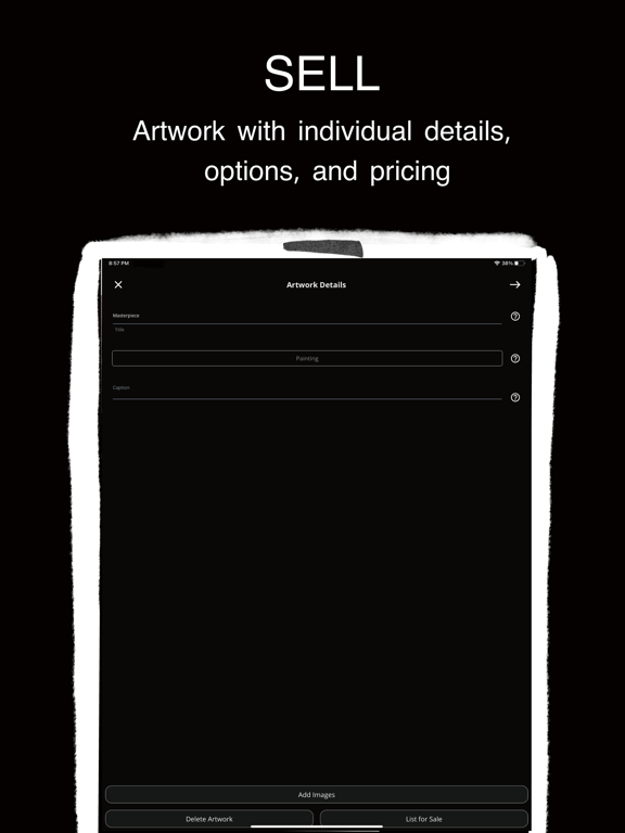 Artsko iPad screenshot 5 - Shopping app
