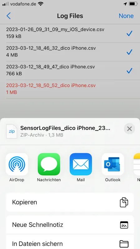 SensorLog screenshot 10 of 10