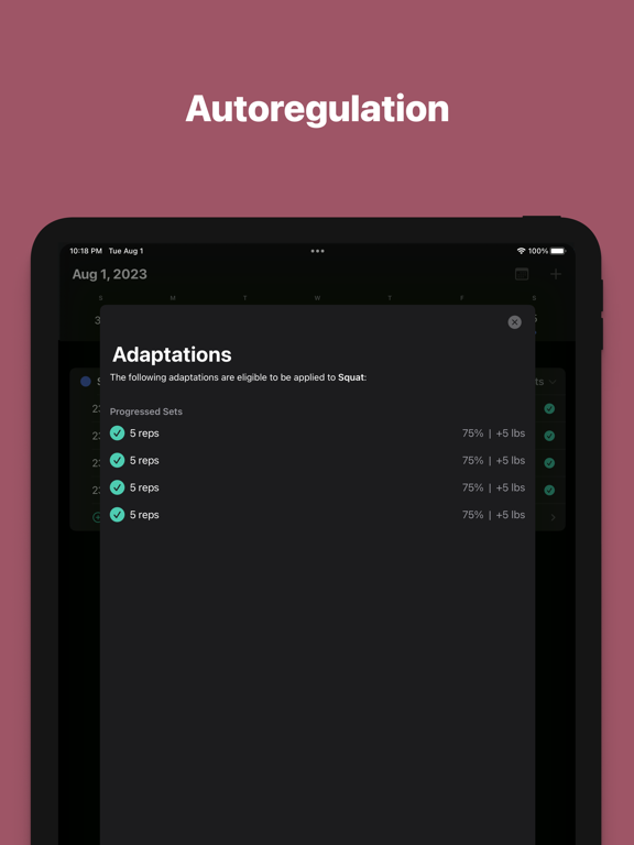 Strength Flight iPad screenshot 1 - Health & Fitness app