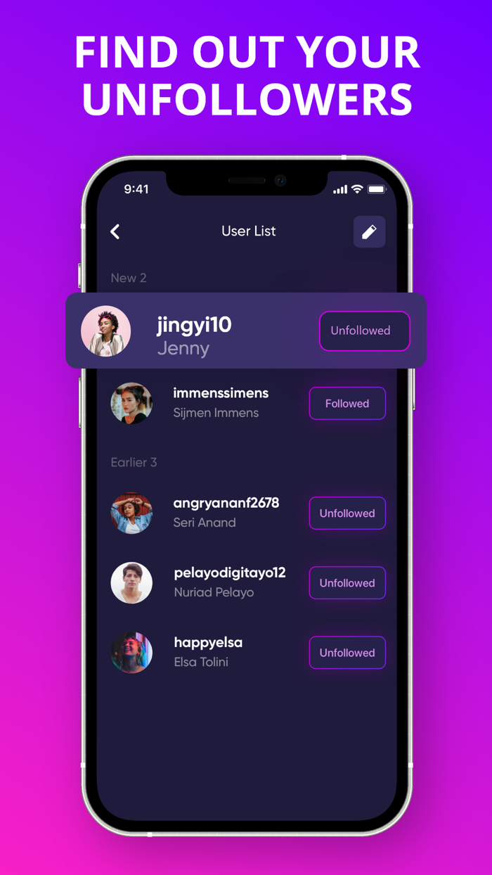 Followers Reports and Tracker