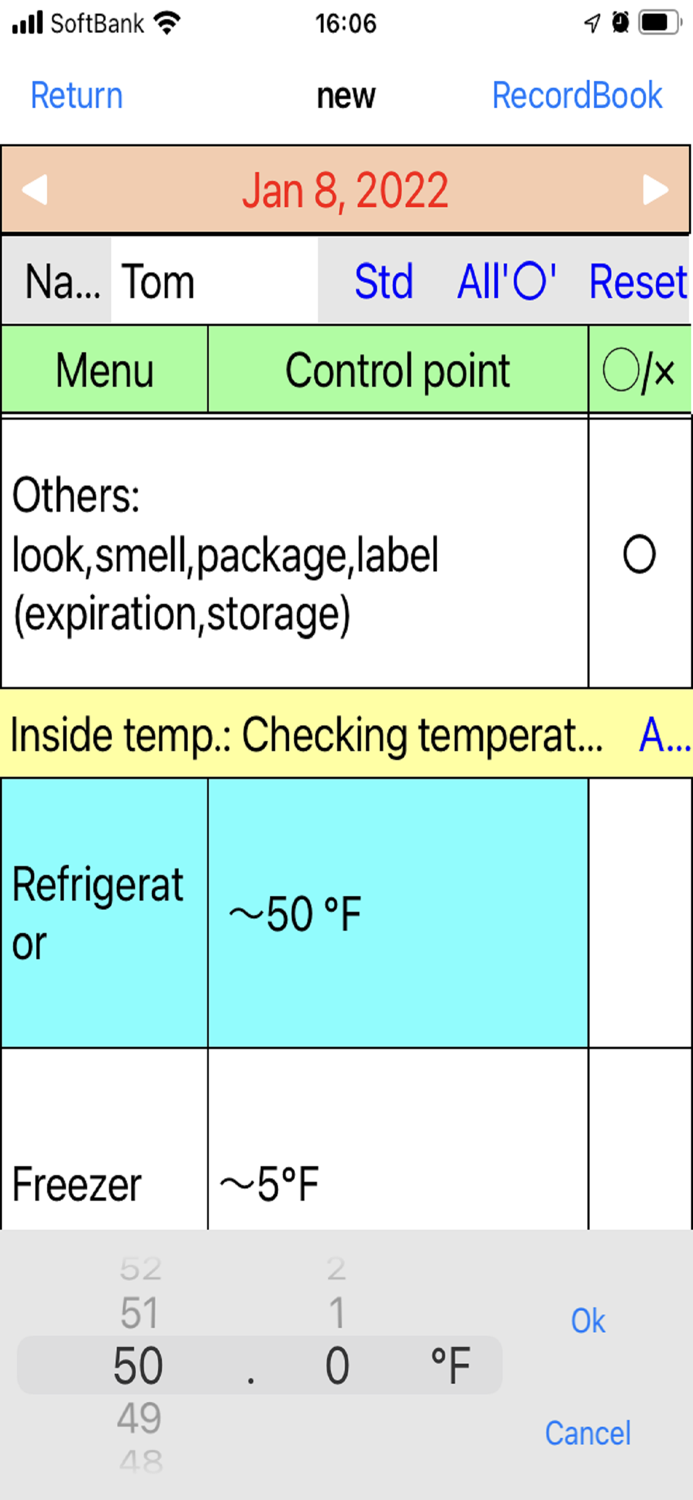 HACCP Record Management