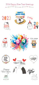 2024 Happy New Year Sticker screenshot #3 for iPhone