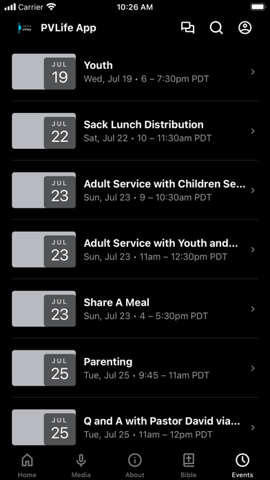 Palmdale Vineyard Church Screenshot