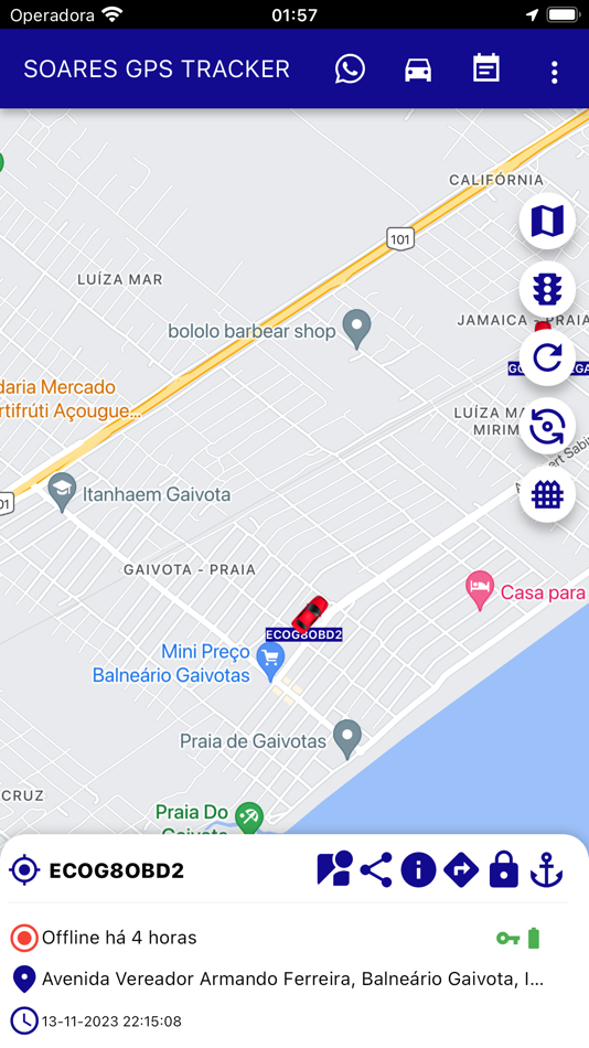 #2. SOARES GPS TRACKER (iOS) Podle: aguinaldo sousa de moraes