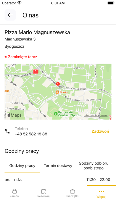 PizzaMario Bydgoszcz Screenshot