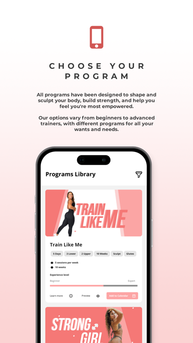 Millie Marshall Fitness App Screenshot