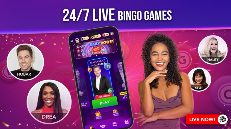 Live Play Bingo: Real Hosts!