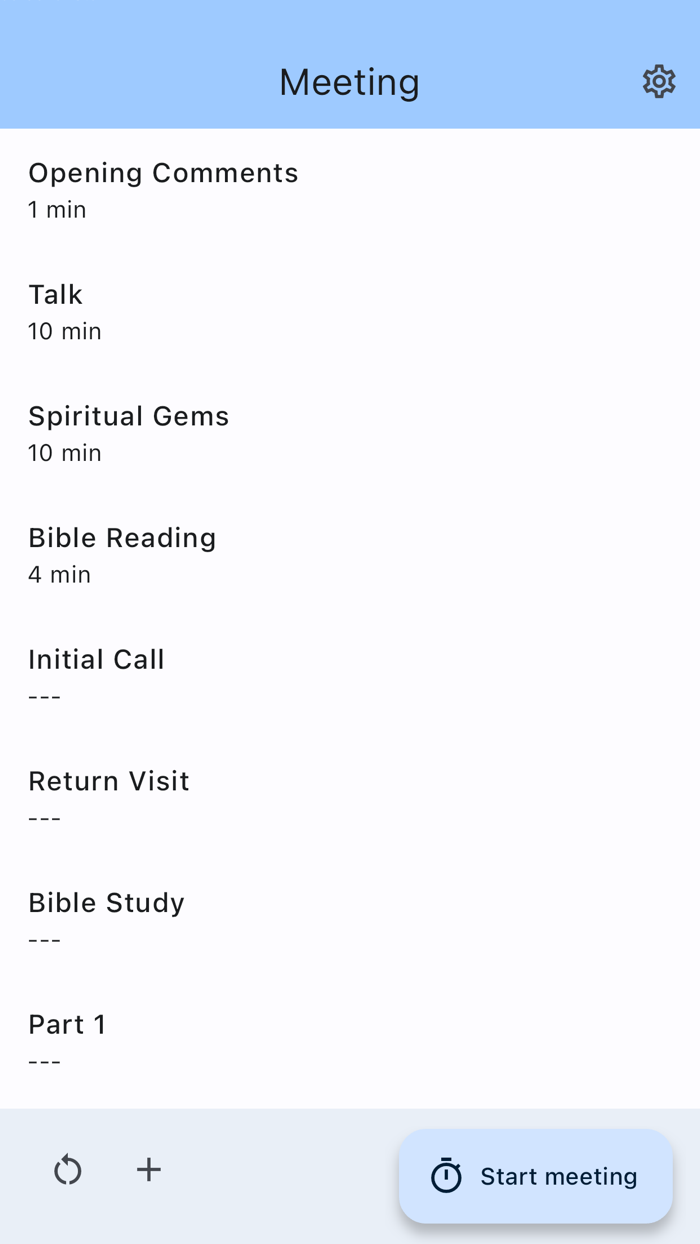 Life and Ministry Chairman