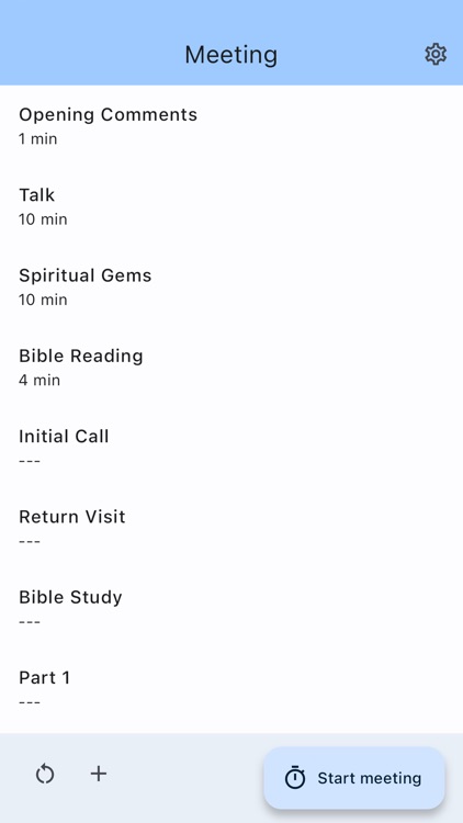 Life and Ministry Chairman